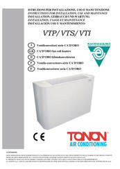 Tonon VTI/F50 Installación Uso Y Mantenimiento