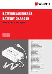 Würth WBC-30 Manual De Funcionamiento