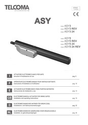 Telcoma ASY Serie Instrucciones De Instalacion Y Uso