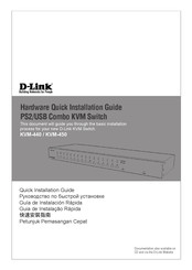 D-Link KVM-450 Guía De Instalación Rápida