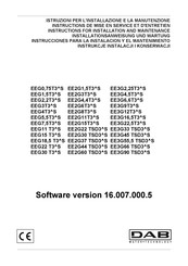 DAB EE2G37 TSD3 S Instrucciones Para La Instalación Y El Mantenimiento