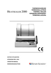 Henry Schein HEATSEALER 2000 Instrucciones De Uso