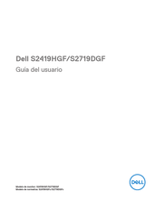 Dell S2719DGF Guia Del Usuario