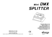 JB Systems Mini DMX SPLITTER Manual De Instrucciones