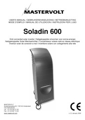 Mastervolt Soladin 600 Manual De Utilización