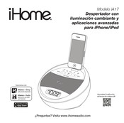 iHome iA17 Manual Del Usuario