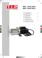 T.I.P. MSX 135/60 INOX Instrucciones Para El Manejo