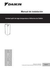 Daikin Altherma EHVX16S18CB Manual De Instalación