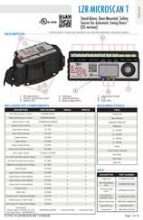 BEA LZR-MICROSCAN T Manual De Instrucciones