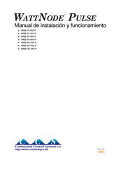 CCS WattNode Pulse WNB-3D-400-P Manual De Instalación Y Funcionamiento