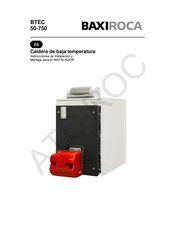 baxiroca BTEC 120 Instrucciones De Instalación Y Montaje Para El Instalador