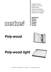 Vetus Poly-wood Instrucciones De Instalación