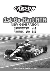 Carson 1st Go-Kart RTR Instrucciones