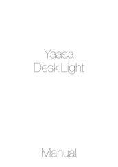 Yaasa Desk Light Manual De Instrucciones