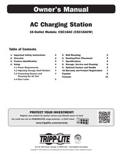 Tripp-Lite CSC16ACW Manual Del Propietário