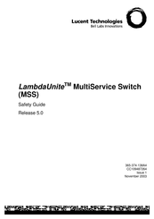 Lucent Technologies LambdaUnite Manual De Seguridad