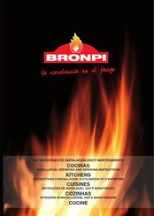 Bronpi COCINA HYDRO Instrucciones De Instalación, Uso Y Mantenimiento