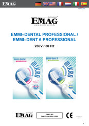 EMAG EMMI-DENT 6 PROFESSIONAL Manual De Instrucciones