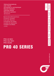 PRO Intellect Technology PRO 40UNEO Manual De Operación