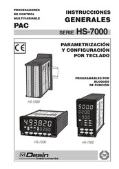 Desin Instruments HS-7300 Manual De Instrucciones