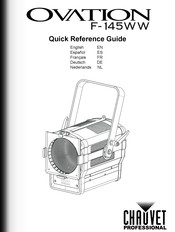 Chauvet Professional OVATION F-145WW Guía De Referencia Rápida