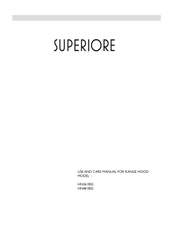 SUPERIORE HN481BSS Manual De Instrucciones