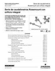 Emerson Rosemount 3095MFP Hoja De Datos Del Producto