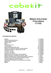 CEBEKIT AULA Solar C-1102 Manual Del Usuario