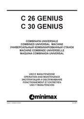 MiniMax C 30 GENIUS Uso Y Manutención