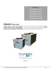 fluidra 65546 PROHEAT II 120KW Manual Técnico, Arranque Y Funcionamiento