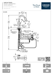 Grohe 30 205 Manual De Instrucciones