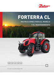 Zetor FORTERRA CL 120 Instrucciones Para El Manejo Y El Mantenimiento