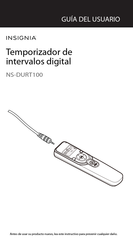 Insignia NS-DURT100 Guia Del Usuario