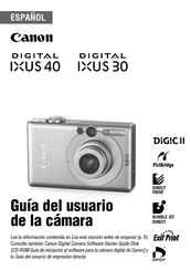 Canon DIGITAL IXUS40 Guia Del Usuario