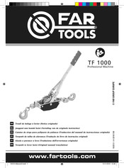 Far Tools TF 1000 Traduccion Del Manual De Instrucciones Originale