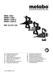 Metabo RWEV 1600-2 Manual Original