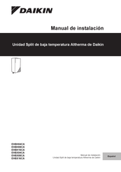 Daikin EHBX04CA Manual De Instalación