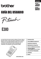 Brother P-touch E300 Guía Del Usario