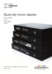 Datapath X-Serie Guia De Inicio Rapido