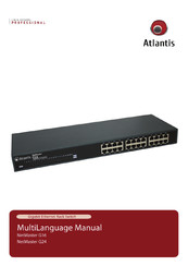 Atlantis NetMaster G24 Manual Del Usario