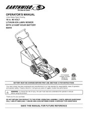 EarthWise 60418 Manual Del Usuario