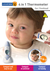 Lanaform 4 in 1 Thermometer Manual Del Usuario