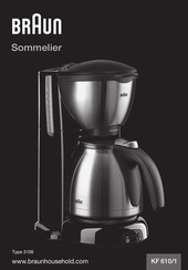 Braun Sommelier KF 610/1 Manual De Instrucciones