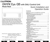 Lutron GRAFIK Eye QS Guía De Instalación Rápida