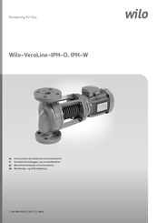 Wilo VeroLine-IPH-O Instrucciones De Instalación Y Funcionamiento