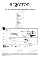 Ergotron DS100 Guia Del Usuario