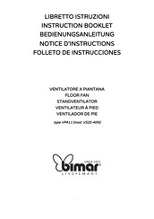 Bimar VP411 Manual De Instrucciones