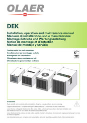 OLAER DEK Manual De Montaje Y Servicio