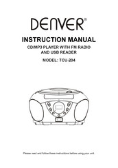 Denver TCU-204 Manual De Instrucciones