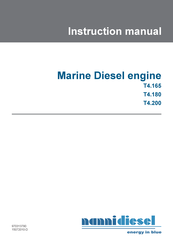 Nanni Diesel T4.165 Manual De Instrucciones